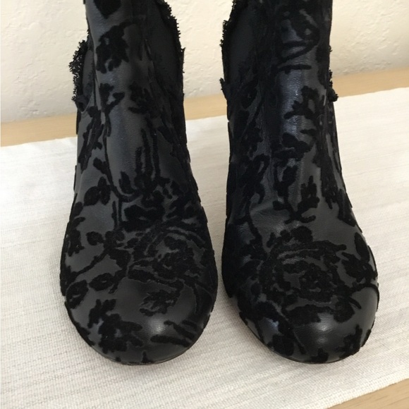 Red Valentino Black floral print size 38 - Picture 6 of 10